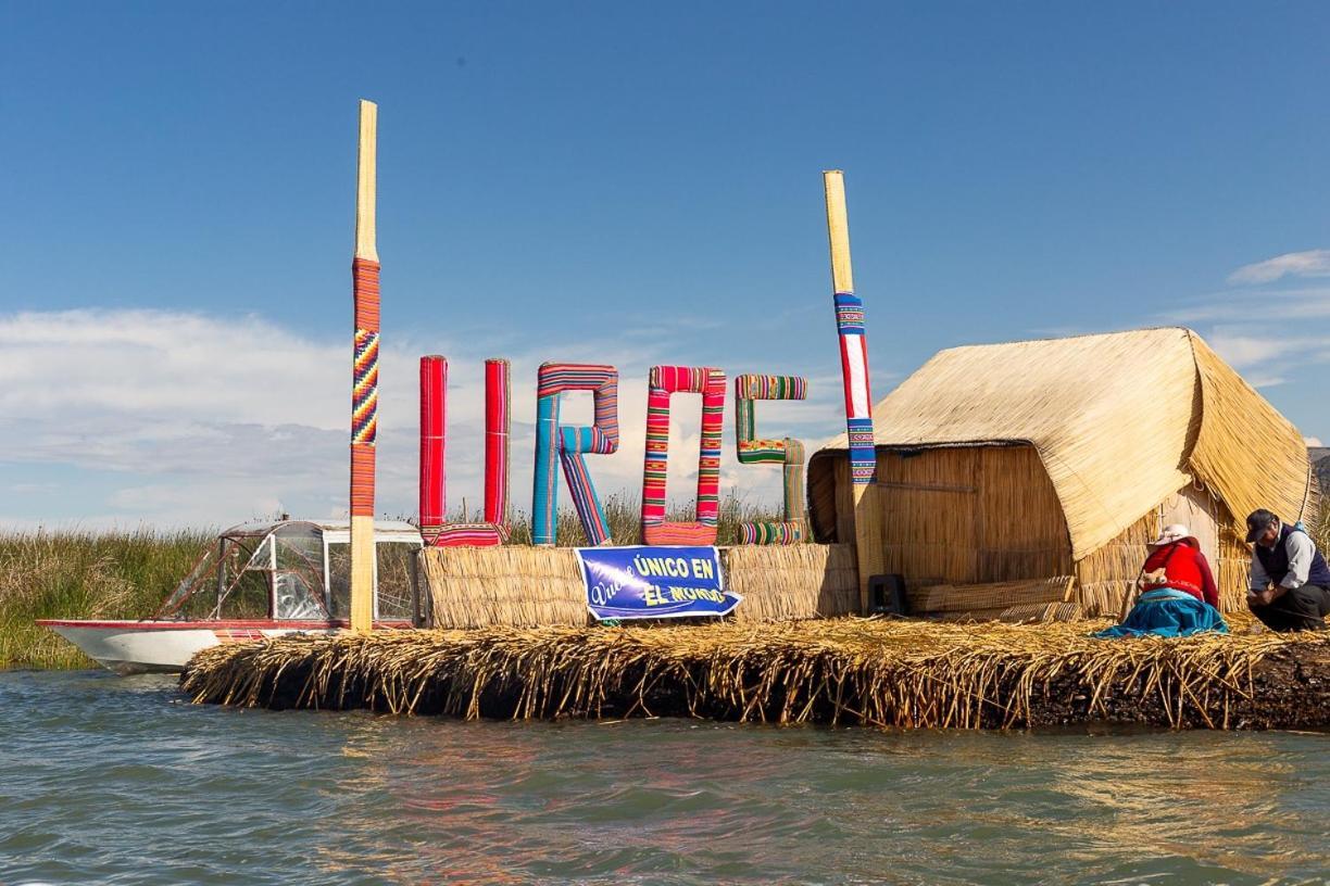 Uros Titikaka The Best Lodge Puno Exteriör bild